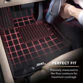 23-24 Ford F-150 3D Maxpider L1FR12801509 Kagu R1 R2 Floor Liner Set Black